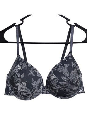 Chinese Laundry Underwire Bra Size 38C Floral Print Adjustable Straps Padded